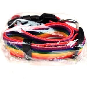 Native Pup New Rainbow Flag Gay Pride Dog‎ Leash Durable LGBTQ 5 Foot Leash New